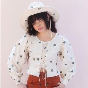 Samantha Pleet Labyrinth Blouse Small